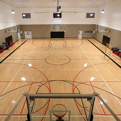 wooden sports flooring