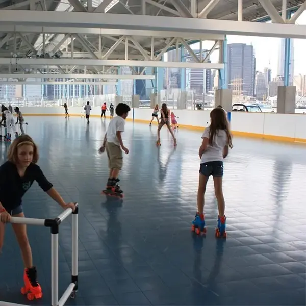 Roller skating floor