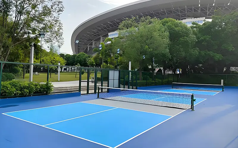 pickleball court material