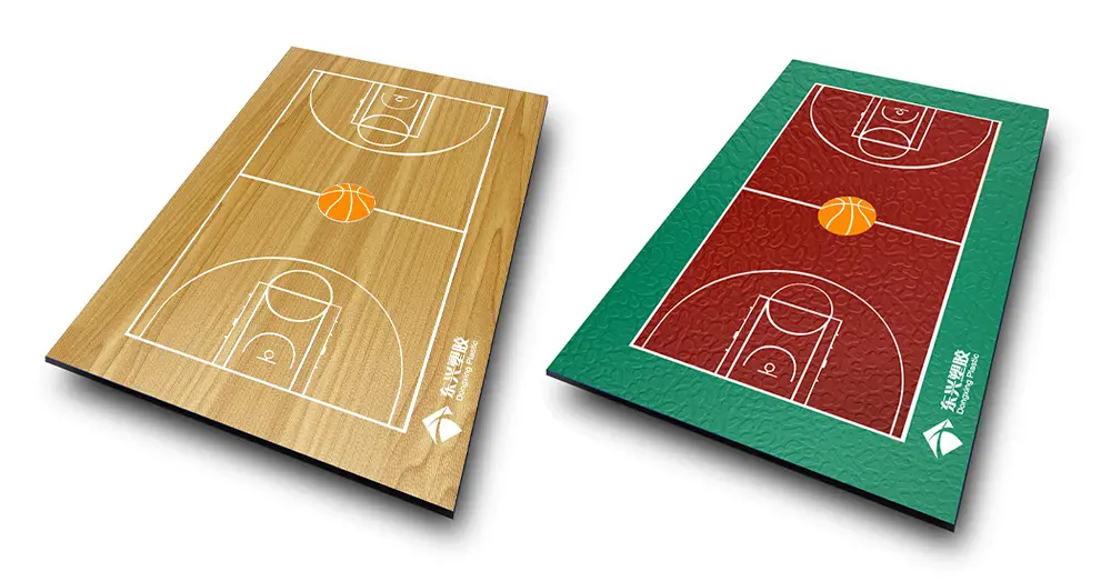 Custom indoor basketball court flooring