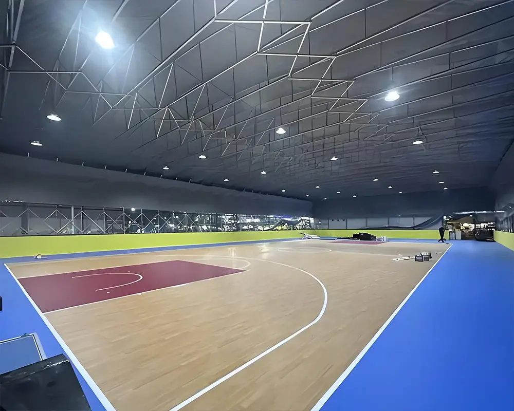 pvc indoor basketball court flooring