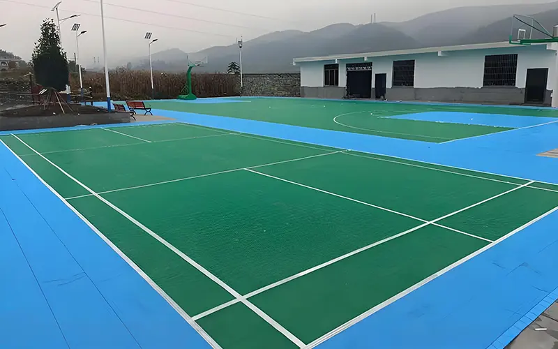 outdoor badminton tiles