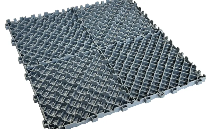 Garage interlock brick back