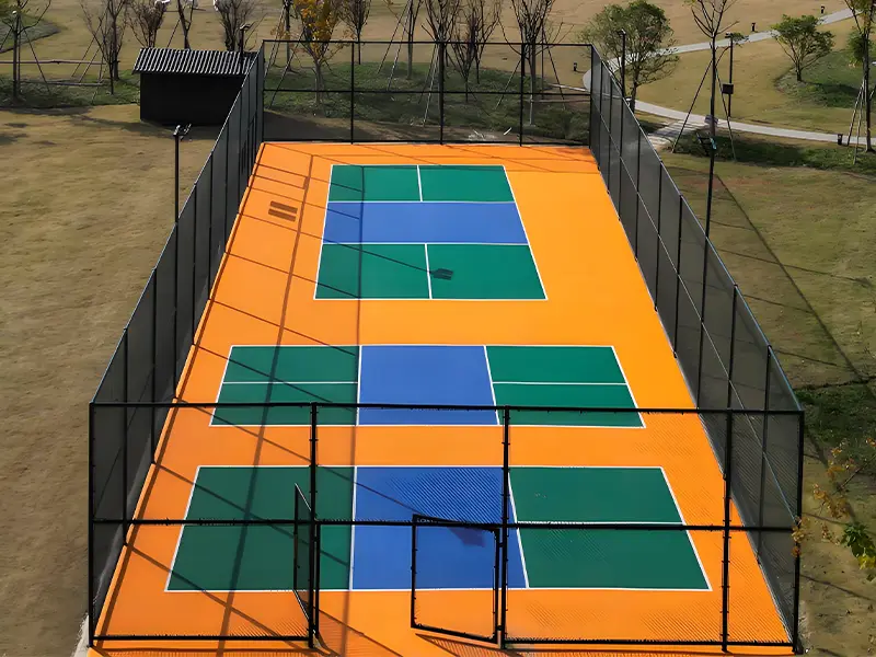 pickleball court tiles