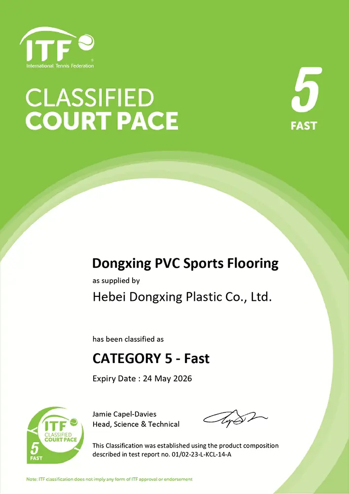 Dongxing ITF Certification