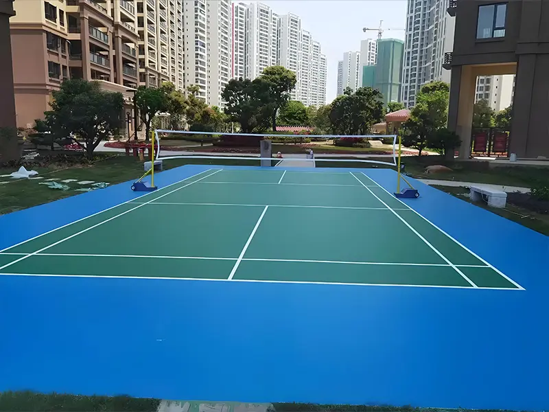 outdoor badmitnon court