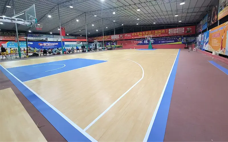 indoor basketball gym floor
