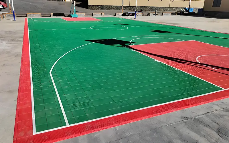 basketball court tiles