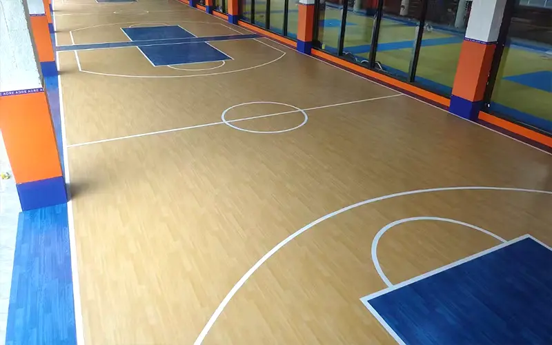 pvc mat for basketball court