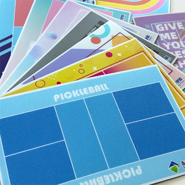 Custom printed pickleball floor