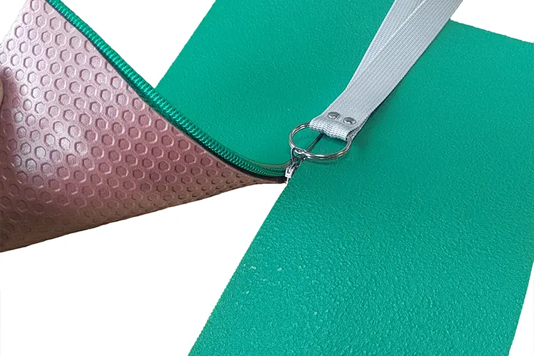 portable badminton court mat Zipper