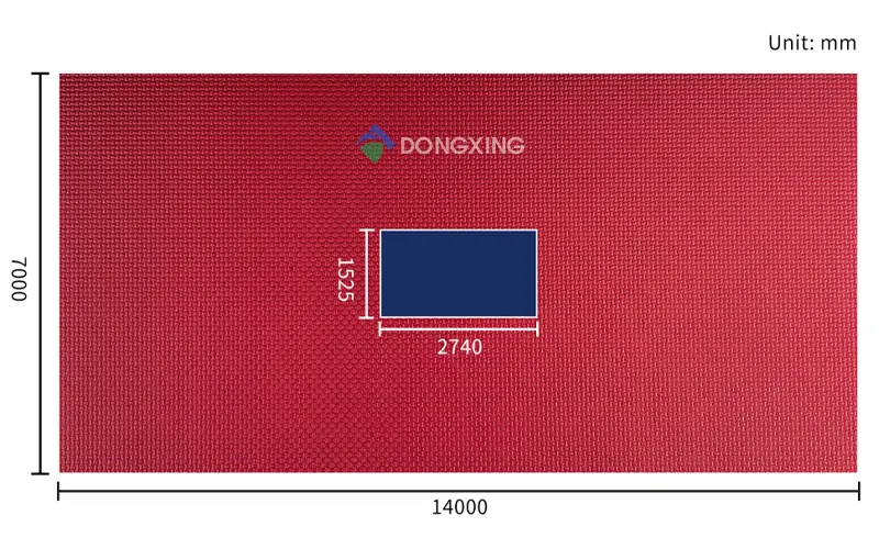 ittf table tennis table dimensions