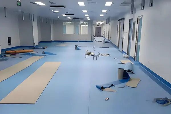 Hospital Vinyl Flooring Installation