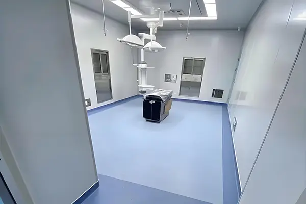 Hospital operating room floor