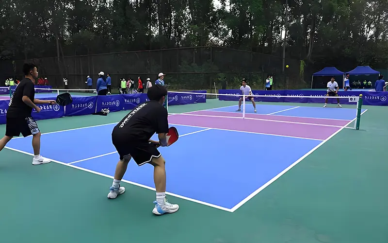 acrylic pickleball court flooring