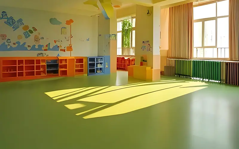 Vinyl flooring for kindergartens and classrooms