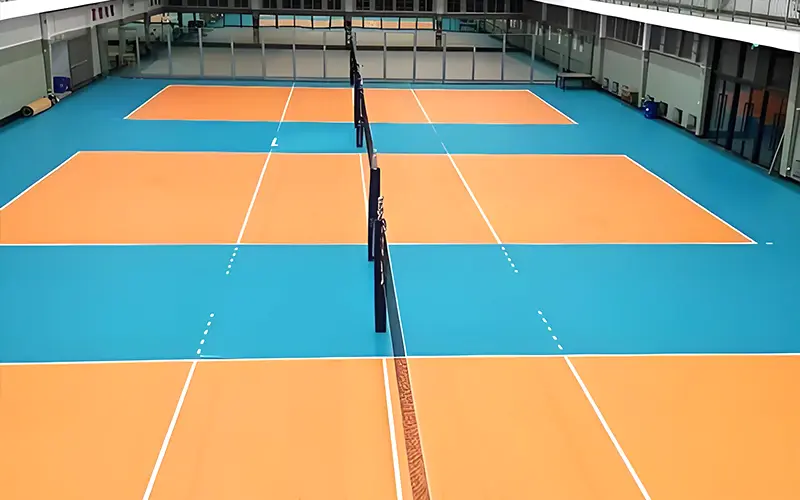 volleyball court floor