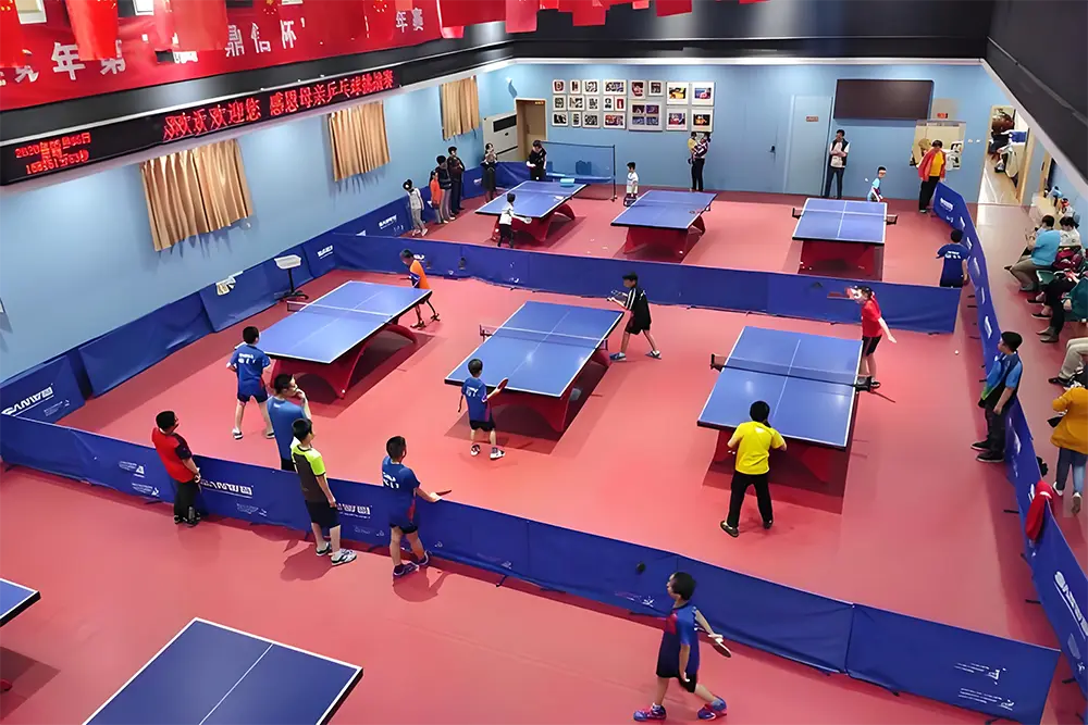 table tennis court floor