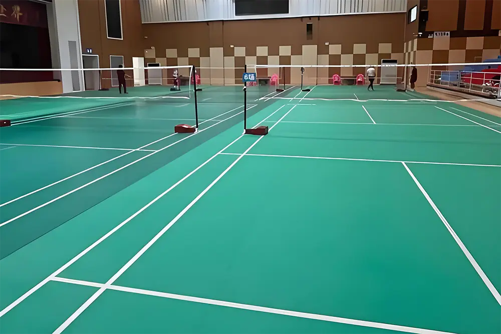 pvc badminton court