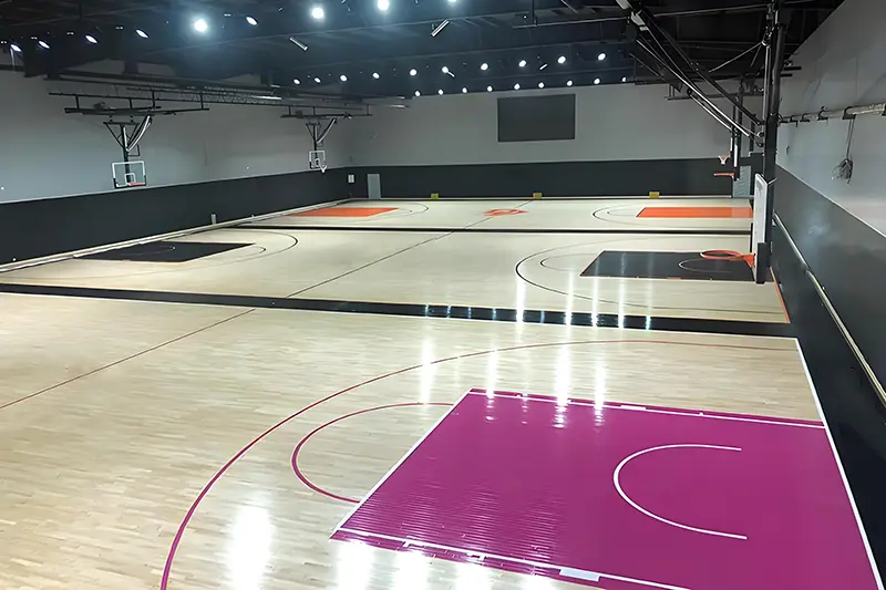maple hardwood basketball flooring