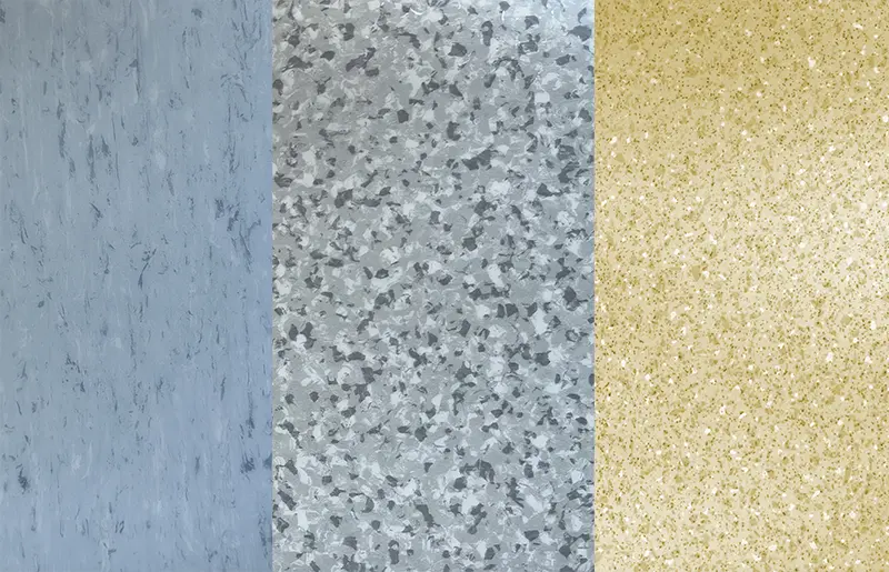 Custom commercial vinyl flooring patterns