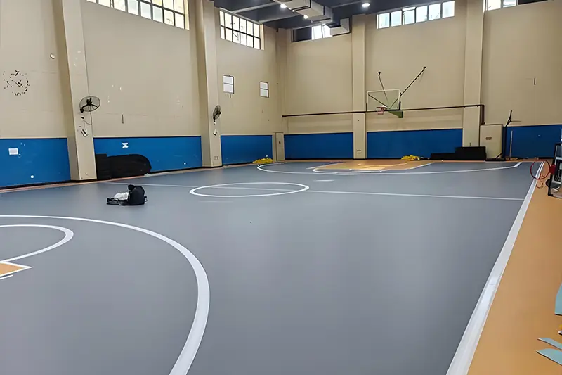pvc flooring for basketball court