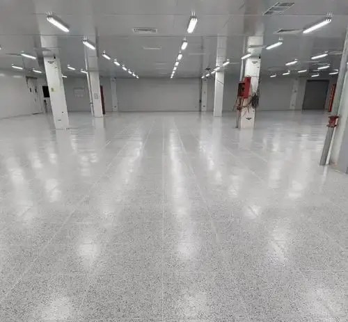 Anti-static flooring workshop