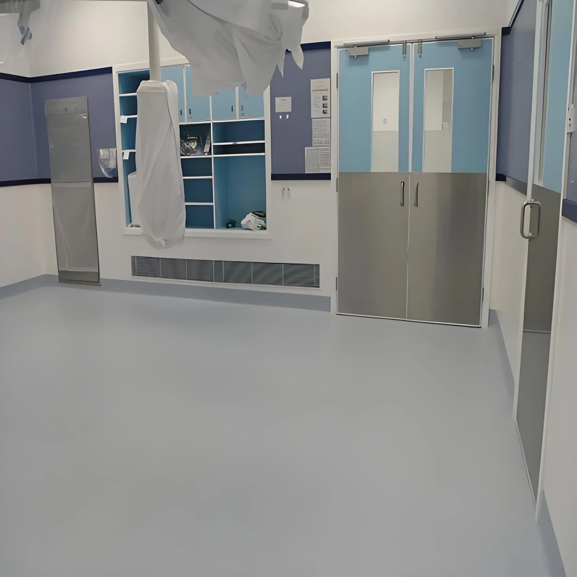 Hospital anti-static flooring