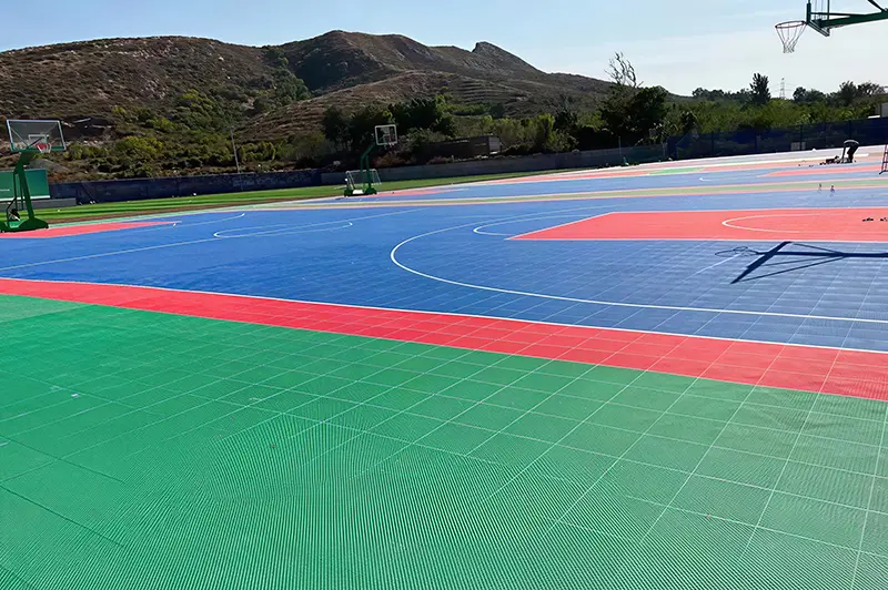 interlocking sport court tiles
